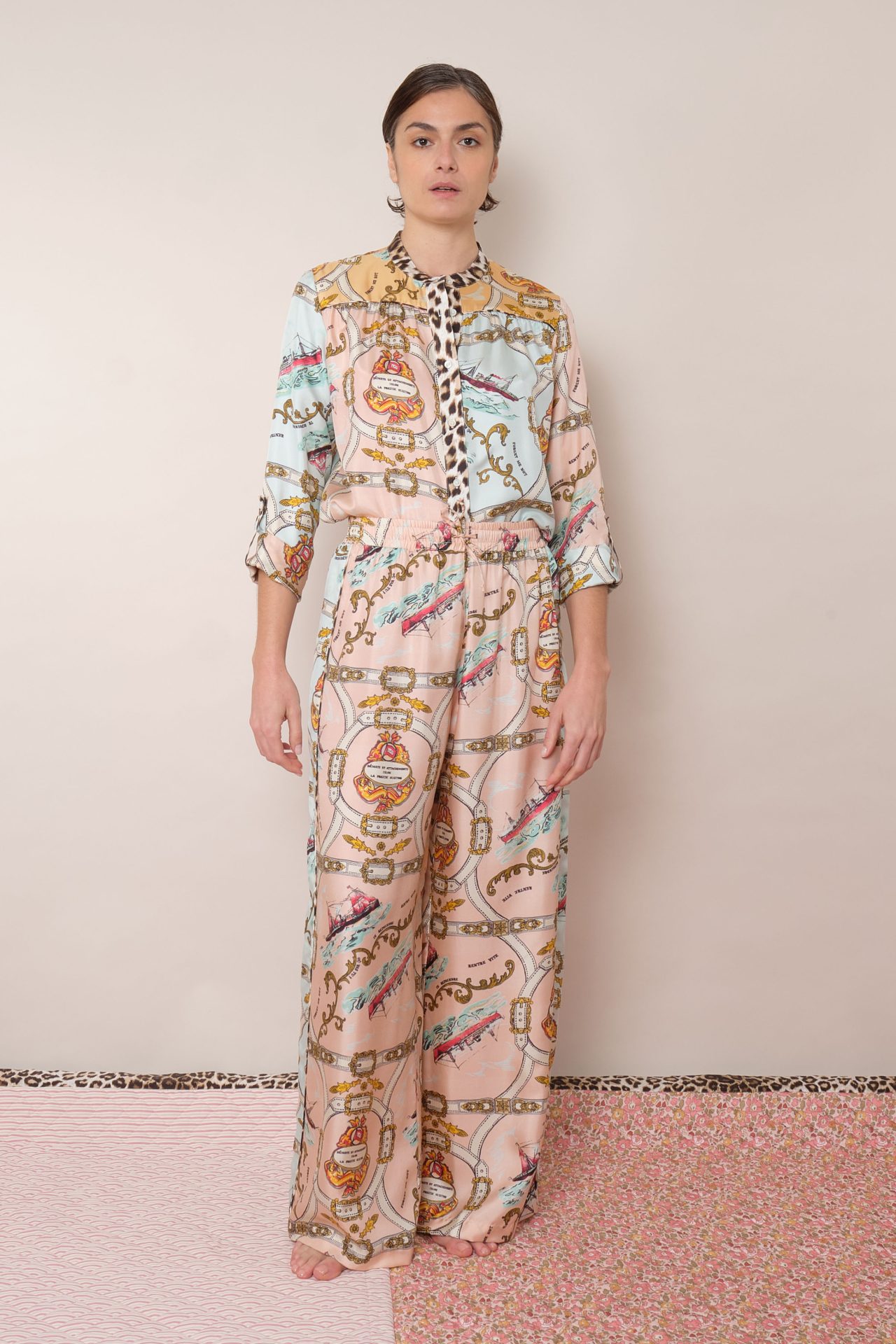﻿la prestic ouiston Chemise JEANNE – Mix Attachement rose